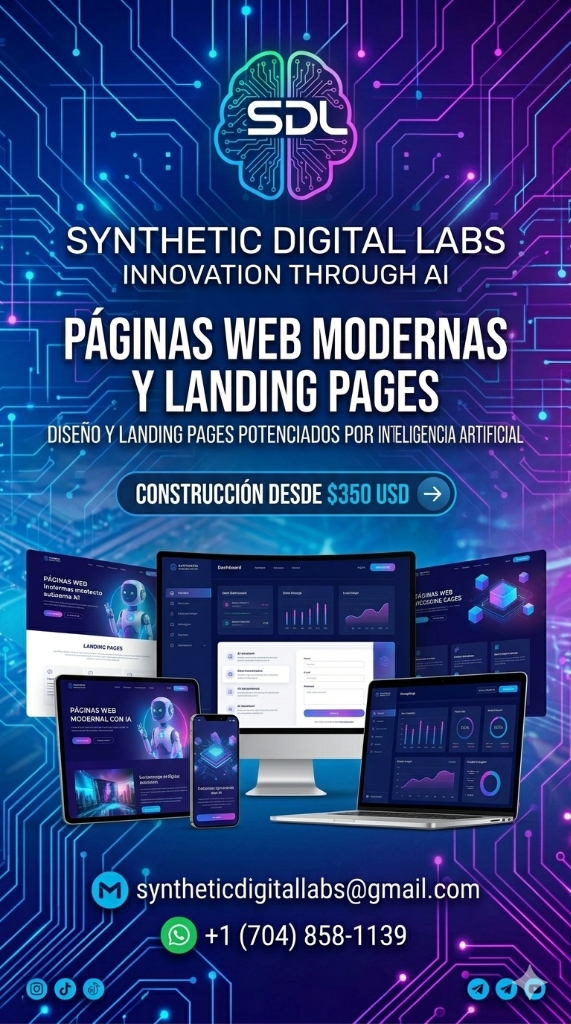 Sitio Web Móvil y Responsivo en Morado